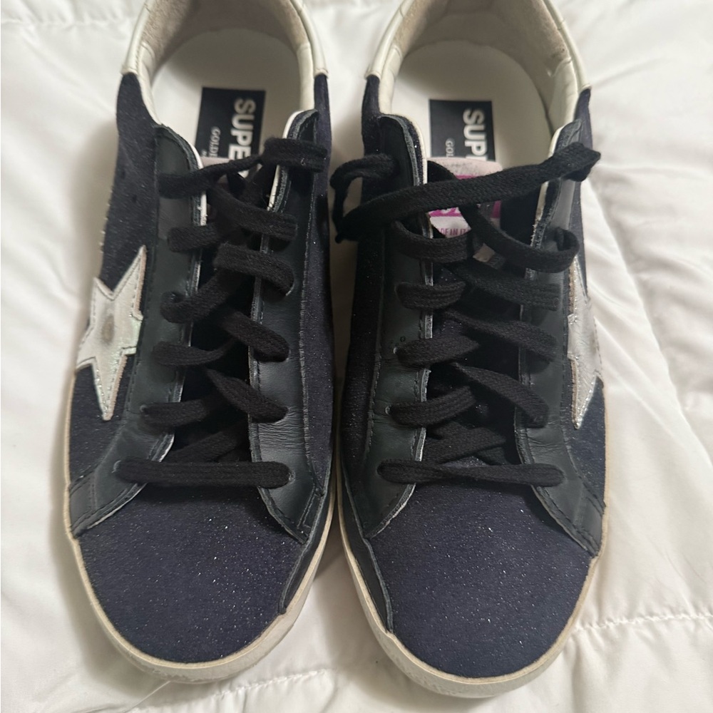Golden Goose Navy Super-Star. Size 38